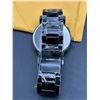 Image 3 : Black Metal Wristwatch With Skull Design