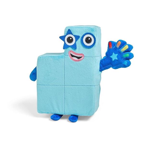 Hand2Mind Numberblocks Five Plush with Lights and Songs for Ages 3+