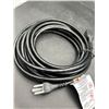 Image 3 : Black Power Cord, CSA 246445, SJT, FT1, 18AWG, 10A/125V, 10ft