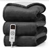 Image 1 : Eheyciga Electric Blanket With Adjustable Controller Washable Full Size