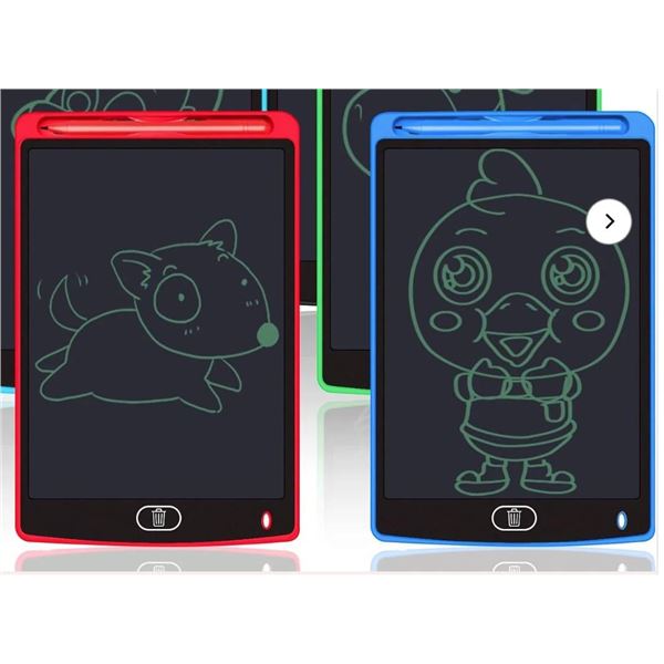 8.5-Inch LCD Writing Tablet, 2-Pack With Red & Blue