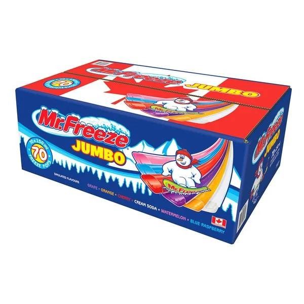 Mr. Freeze Jumbo 70 x 150 mL Freeze Pops, Multiple Flavors