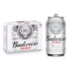 Image 1 : Budweiser Zero 12-Pack 355 mL Cans, 0.0 Percent Alcohol by Volume