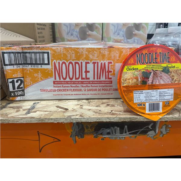 Noodle Time Simulated Chicken Flavour Instant Noodles, 12 x 100g
