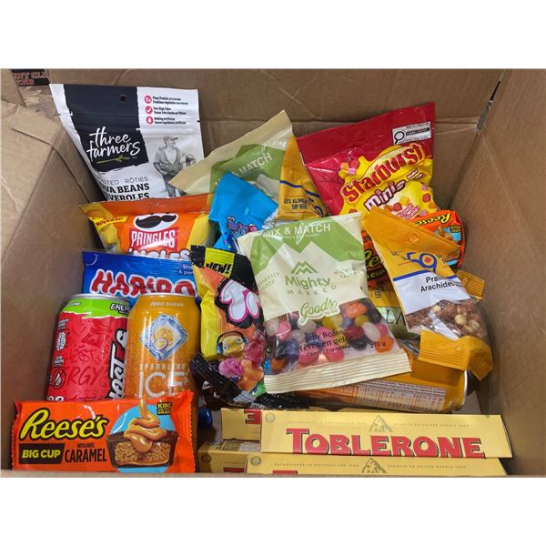 Candy and Snacks Collection Featuring Multiple Brands