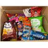 Image 1 : Snack and Beverage Lot Including Chips and Drinks