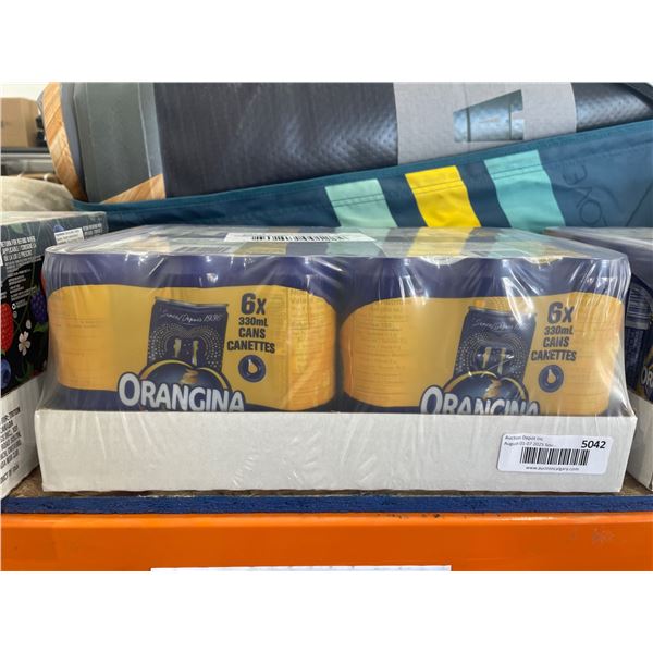 Orangina Sparkling Orange 4 x 6 x 330ml Cans Beverage