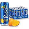 Image 1 : Rubicon Exotic Sparkling Mango Beverage, 12 Cans, 335 mL Each