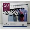 Image 1 : 50 Non-Slip Hangers With Black Finish