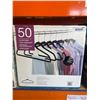 Image 2 : 50 Non-Slip Hangers With Black Finish