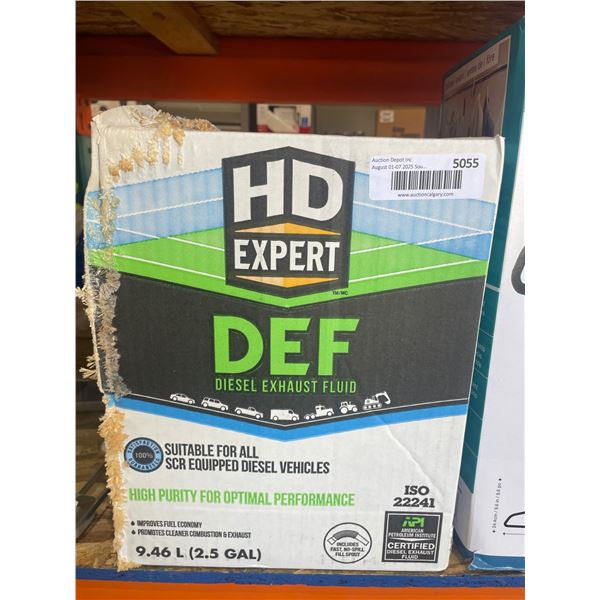 HD Expert DEF Diesel Exhaust Fluid, 9.46 L (2.5 Gal), ISO 22241 Certified