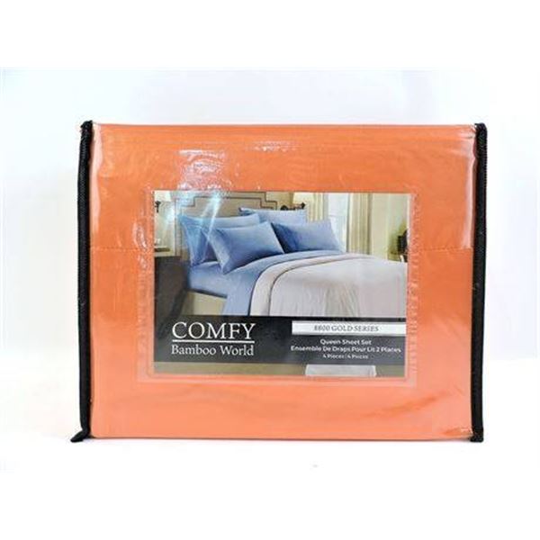 Comfy Bamboo World 8800 Gold Series Queen Sheet Set