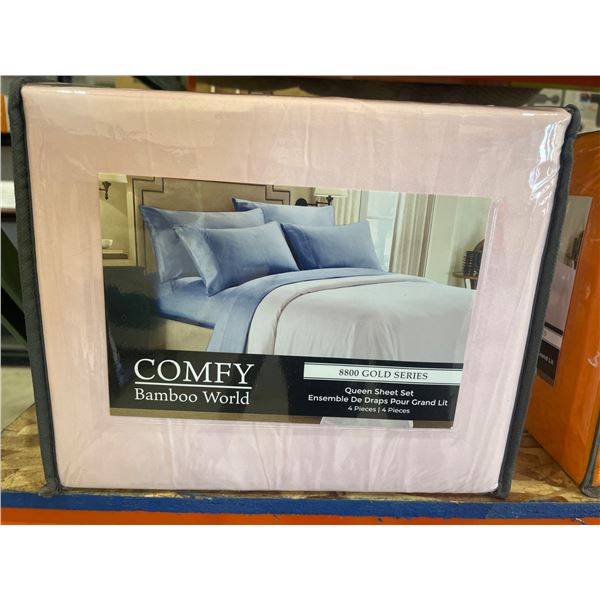 Comfy Bamboo World 8800 Gold Series Queen Sheet Set