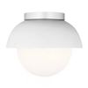Image 1 : Visual Comfort & Co. DJF1011MWT Medium Ceiling Flush Mount Light Fixture