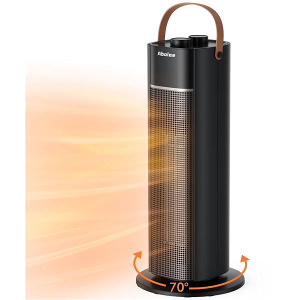 Abalee PTC Fan Heater With Digital Display and Safety Features