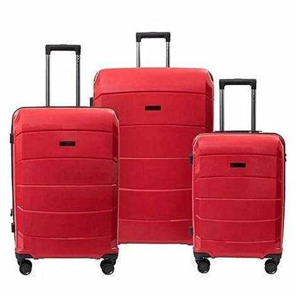 Red Air Canada Hard-Shell Spinner Suitcase With Four Wheels