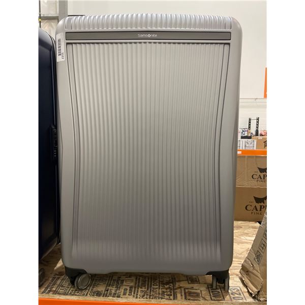 Samsonite S’Cure 4-Wheel Spinner Hard-Shell Luggage, Silver