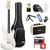 Image 1 : Donner DST-152W Electric Guitar With Accessories