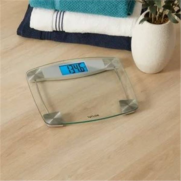 Taylor Glass Digital Scale With Weight Tracking