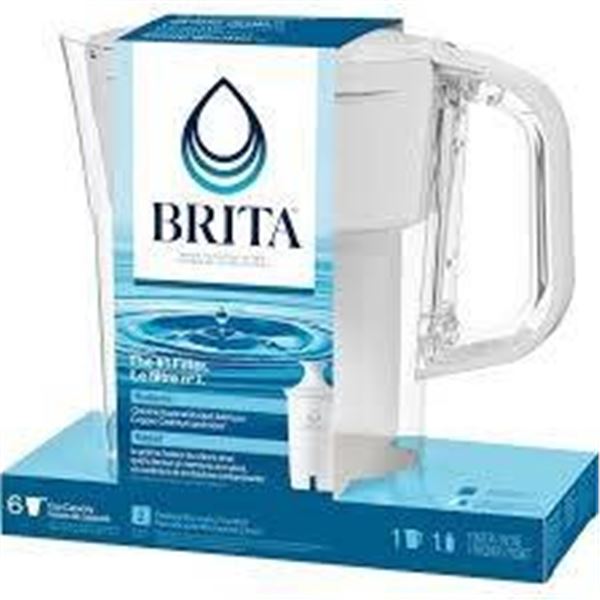 Brita Water Filter Pitcher with 10 Cup Capacity and Filter Included