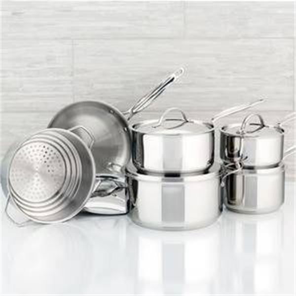 Meyer Stainless Steel Cookware Set Made In Canada – 11 Pieces