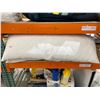 Image 2 : White Quilted Body Pillow With Plain Design