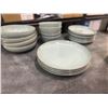 Image 3 : Ceramic Bowls and Plates with Light Blue Glaze