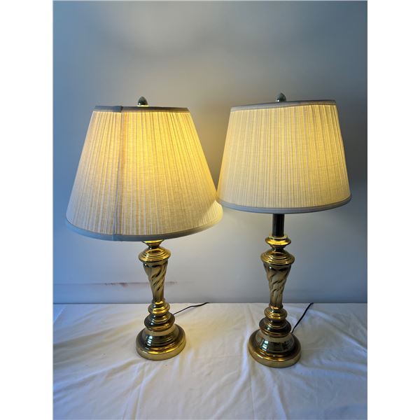 Paired Table Lamps