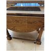Image 2 : Glass Inlaid Drop Leaf Tables
