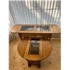 Image 5 : Glass Inlaid Drop Leaf Tables