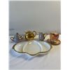 Image 1 : China and FireKing serving dish