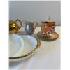 Image 3 : China and FireKing serving dish