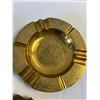 Image 2 : Ornate Brass Ashtrays