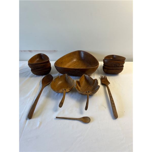 Carved Wooden Bowls