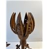 Image 3 : Vintage Hand Carved Wooden Lotuses