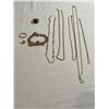 Image 1 : Stamped Gold Jewelry Lot