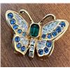Image 1 : Swarovski signed Butterfly crystal brooch pin