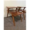 Image 2 : Drexel Walnut Step Tables