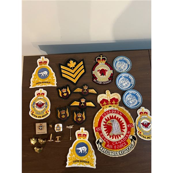 Military Flashes and Pins