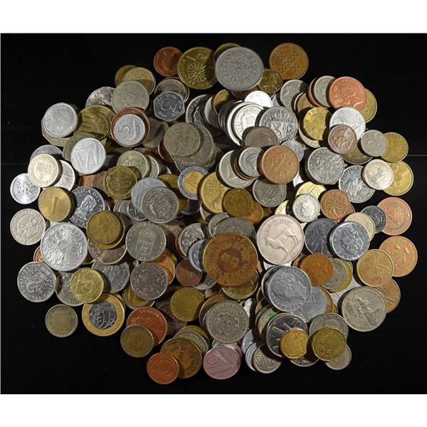 5 LB FOREIGN COINS
