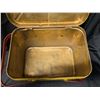 Image 4 : Vintage Yellow Picnic metal box (13.5"x9.5"x9.5")
