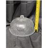 Image 4 : Vintage Flower Design Cake Cover Glass (9"x9" Base) (4.5"H)