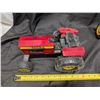 Image 2 : (3) Vintage Toys (1) Tractor (1) Missing Front Wheels