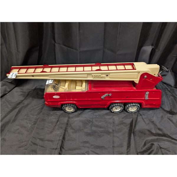 Vintage Red Tonka Fire Truck Engine 24" (Still works)