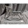 Image 1 : Black Cast Iron Rocking Horse Door Stop (11"x8")