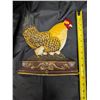Image 3 : Cast iron hen Nesting Door Stop (10"x11")