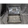 Image 8 : (2) Black Metal Case Boxes Vintage