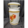 Image 2 : Vintage Painted Lily Cream Can