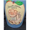 Image 2 : Vintage Ceramic Style Crock w/ "Eat Out Pig" Design