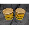 Image 1 : (2) Vintage Black Cat Cigarette Tobacco Cans